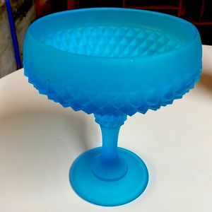 Indiana Glass blue candy dish